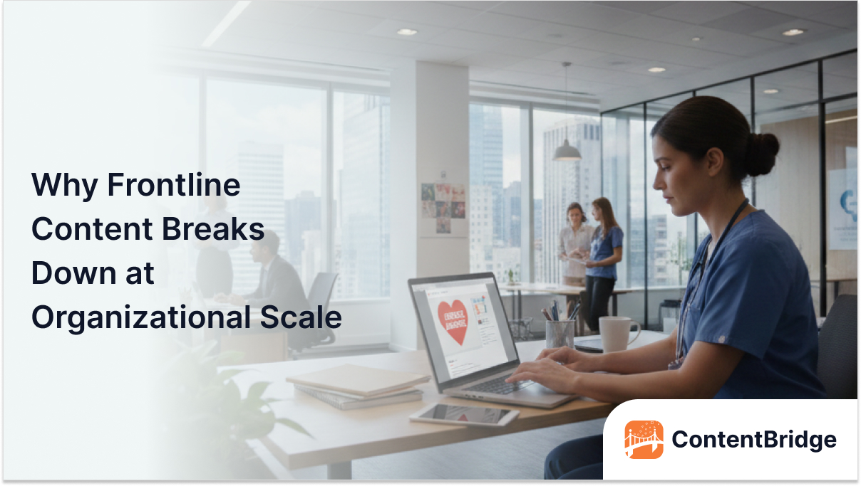 Why Frontline Content Breaks Down at Organizational Scale