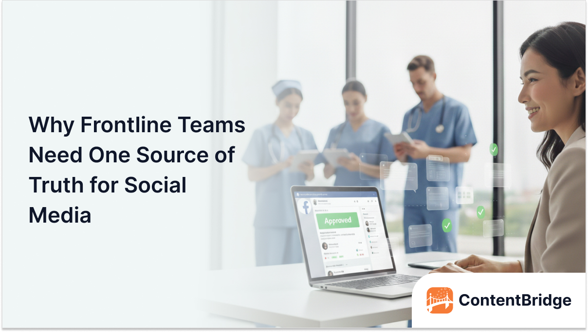 Why Frontline Teams Need One Source of Truth for Social Media