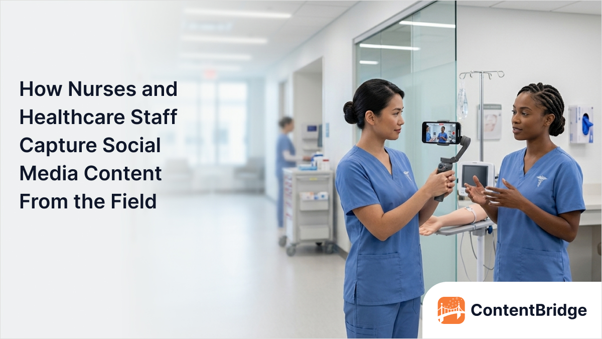 How Nurses and Healthcare Staff Capture Social Media Content From the Field