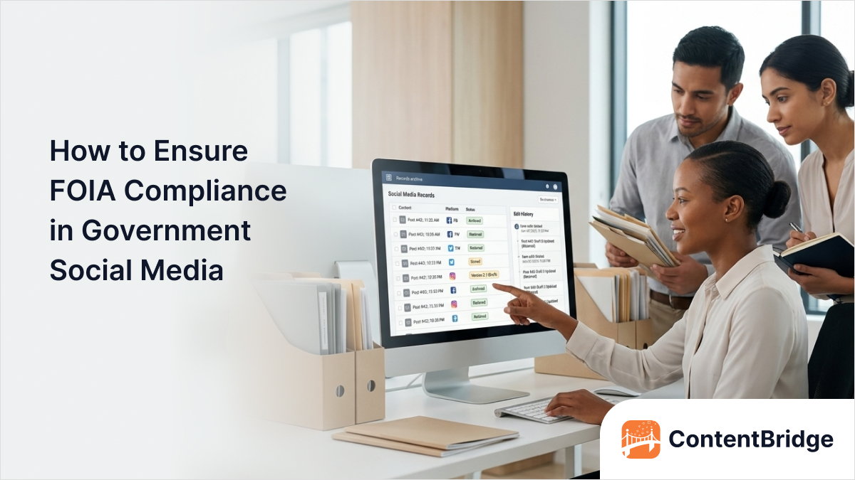 How to Ensure FOIA Compliance in Government Social Media