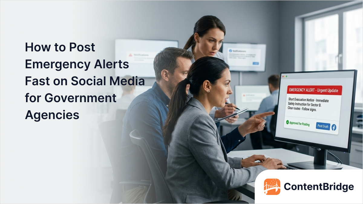 How to Post Emergency Alerts Fast on Social Media for Government Agencies