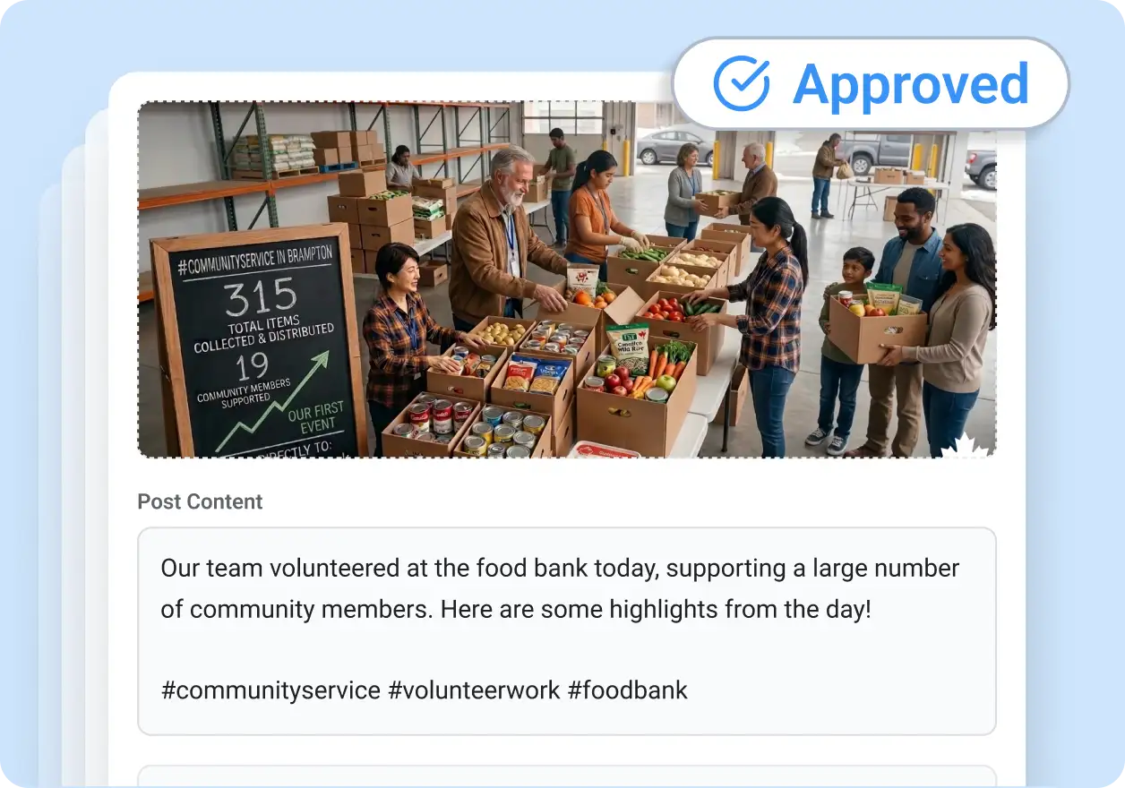 Final approval triggers auto-publish with a full audit trail