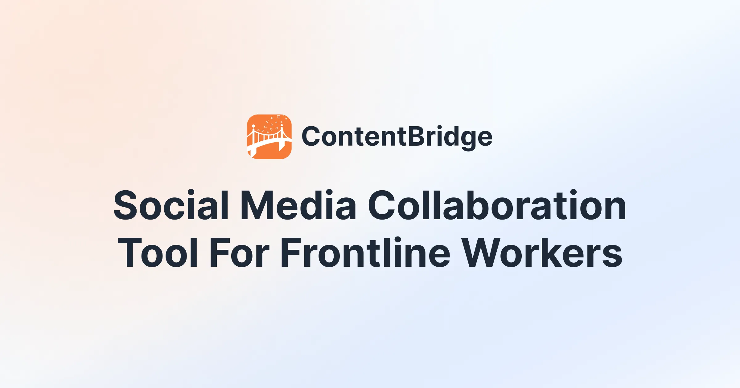 Social media collaboration tool for frontline workers
