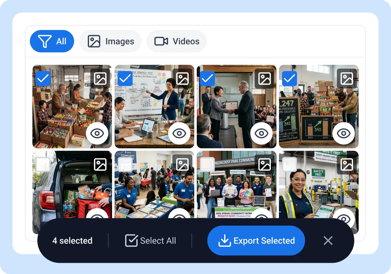 Select What You Need and Export as a ZIP in One Click