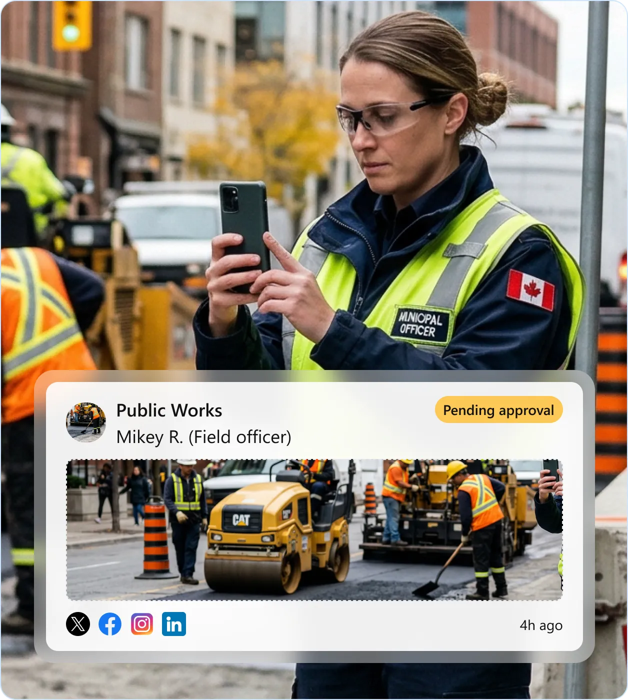 Social media management for municipalities and local government