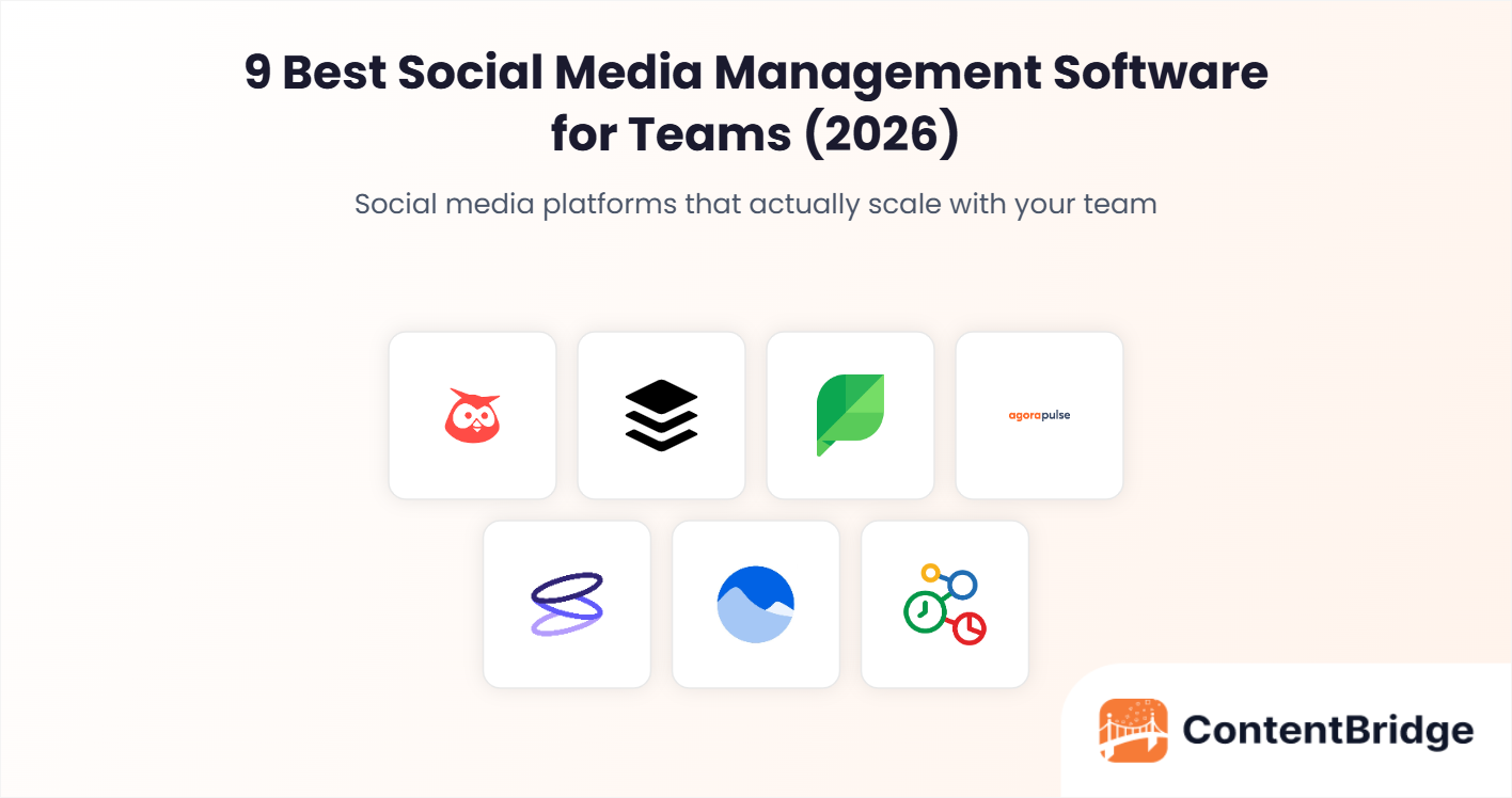 9 Best Social Media Management Software for Teams (2026)